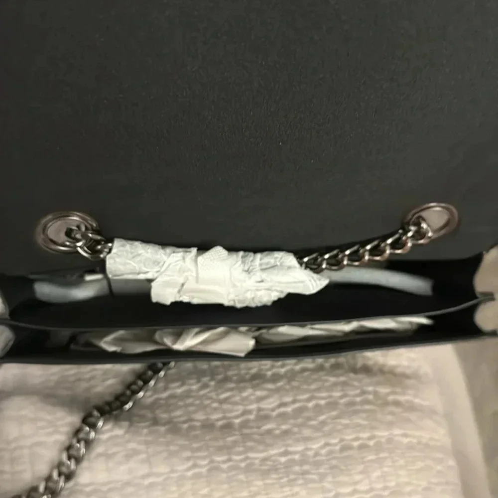 Aldo Chevron Greenwald Chain Link Medium Purse NWT